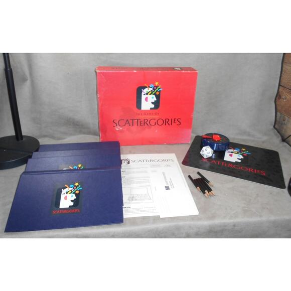 Game of Scattergories Milton Bradley #4917 1988 First Edition Vintage Complete - Picture 2 of 11